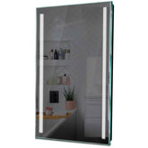 Specchio LED Verticale | Controllo tramite interruttore a muro | Luce bianca fredda - Reyze Serie Minimal Modello 7